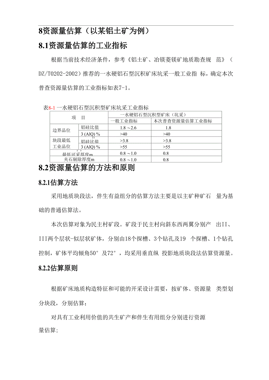 资源量估算编写提纲_第1页