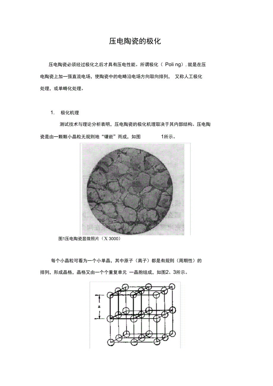 压电陶瓷的极化_第1页