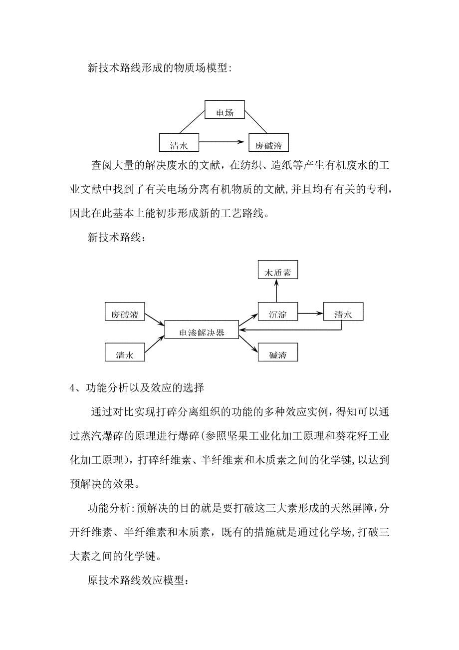 TRIZ理论在纤维乙醇工业中的应用_第5页