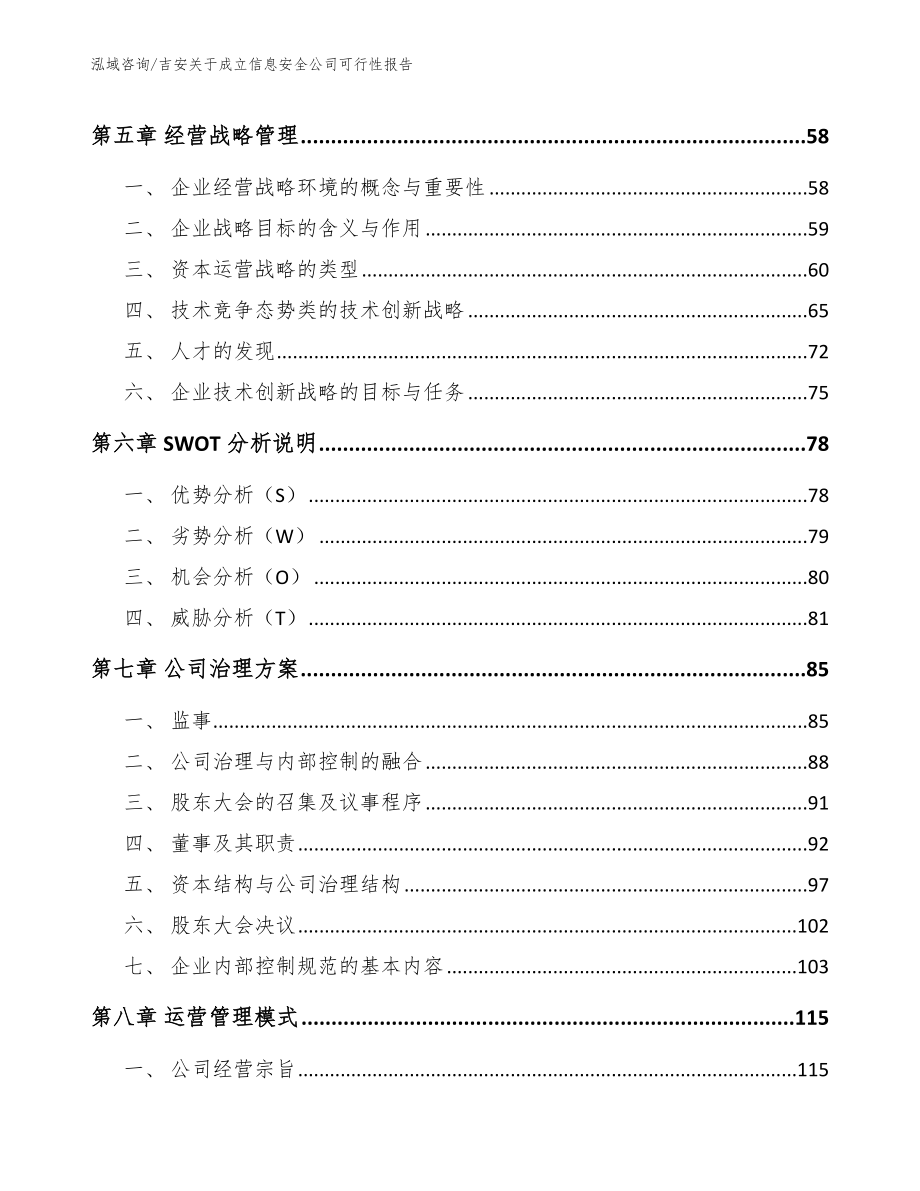 吉安关于成立信息安全公司可行性报告【参考范文】_第4页