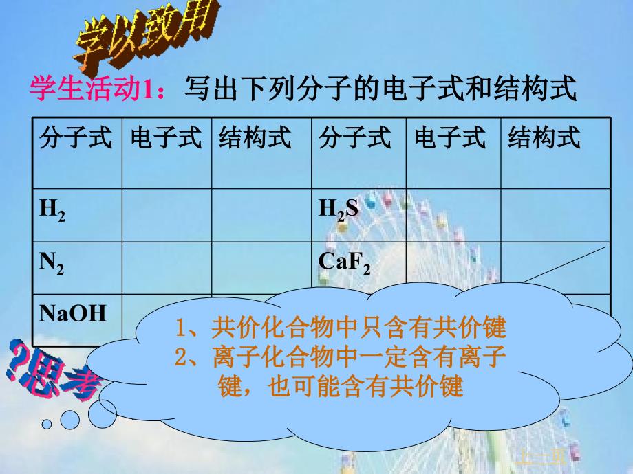 共价键和原子晶体教学ppt课件_第3页