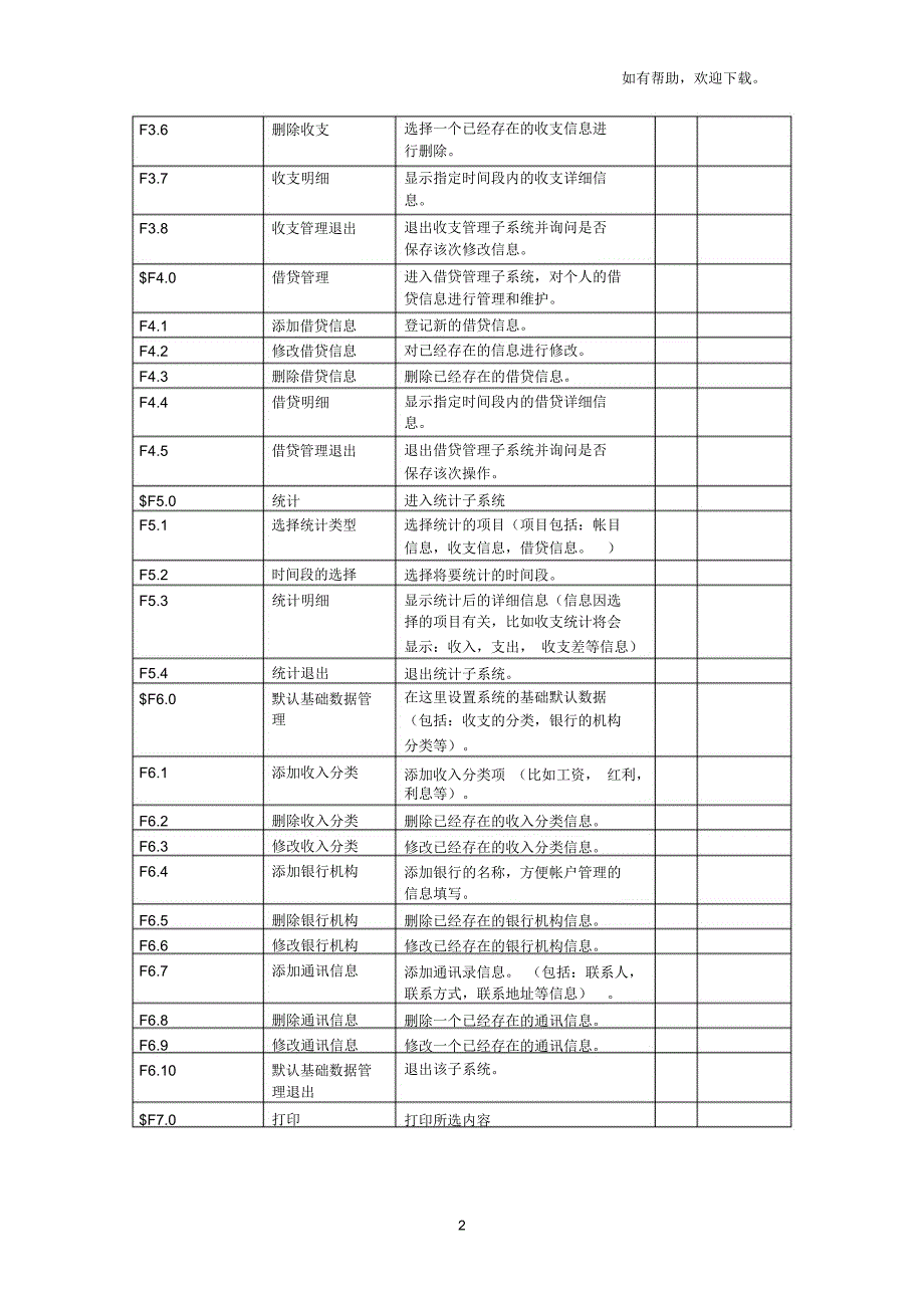 个人理财系统详细设计_第2页