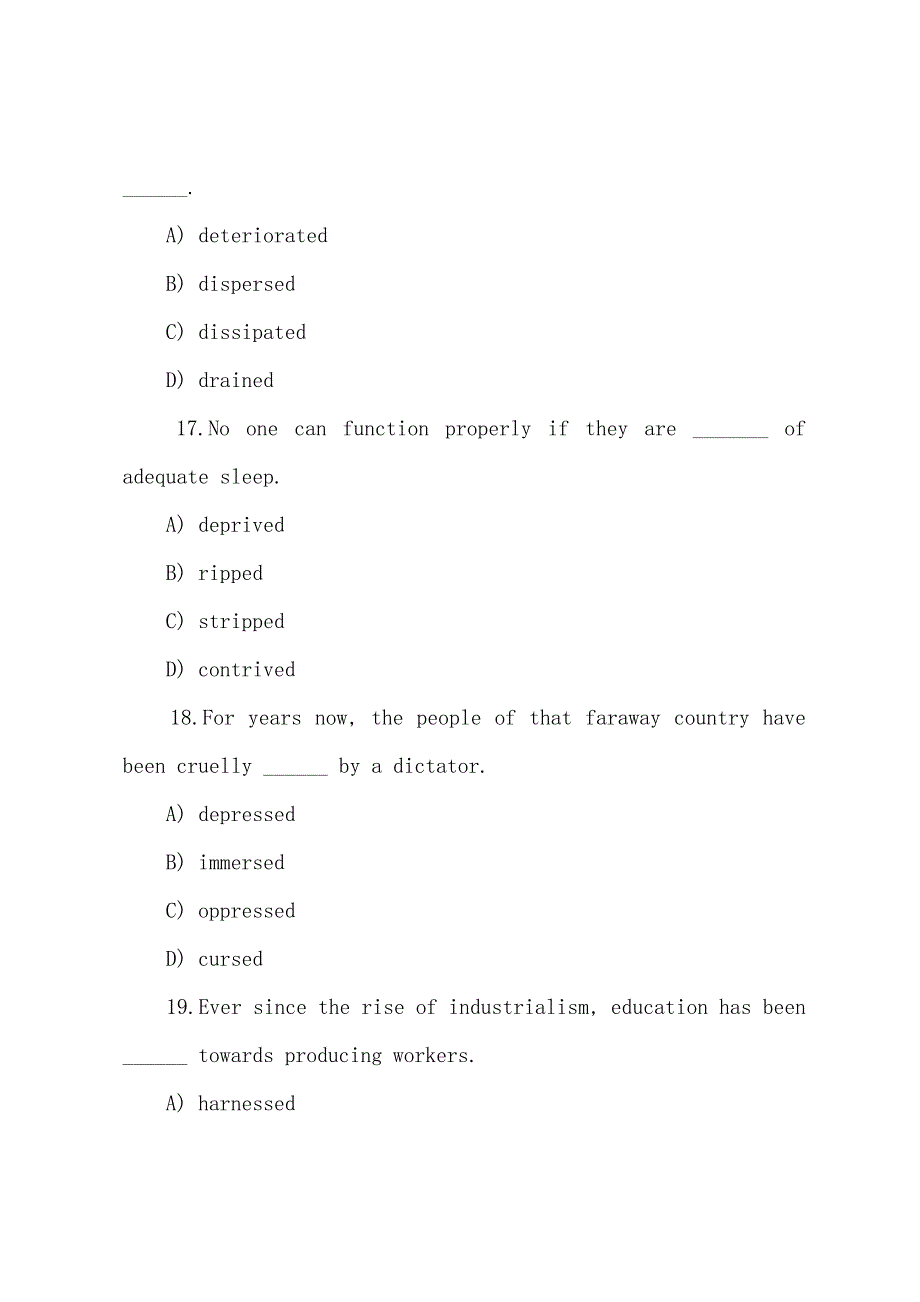 2022年大学英语六级词汇模拟练习题(3).docx_第2页