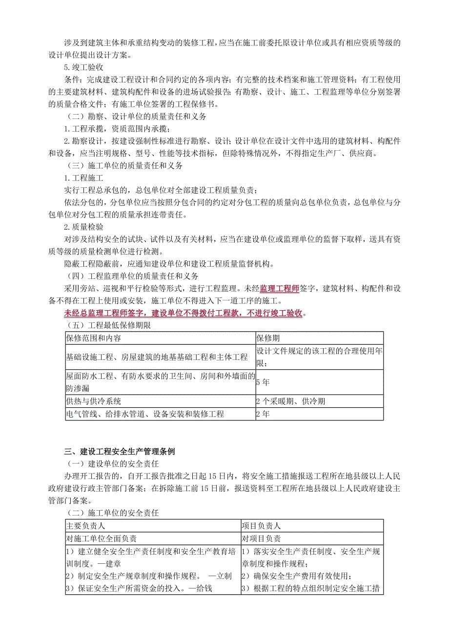 2020年造价工程师管理冲刺阶段考点重点知识高频考点汇总_第5页