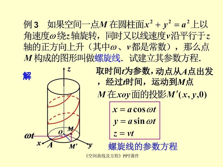 空间曲线及方程课件_第5页