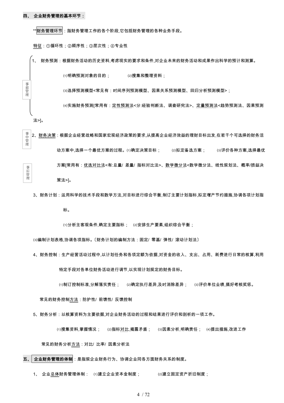 财务管理学笔记特别推荐_第4页