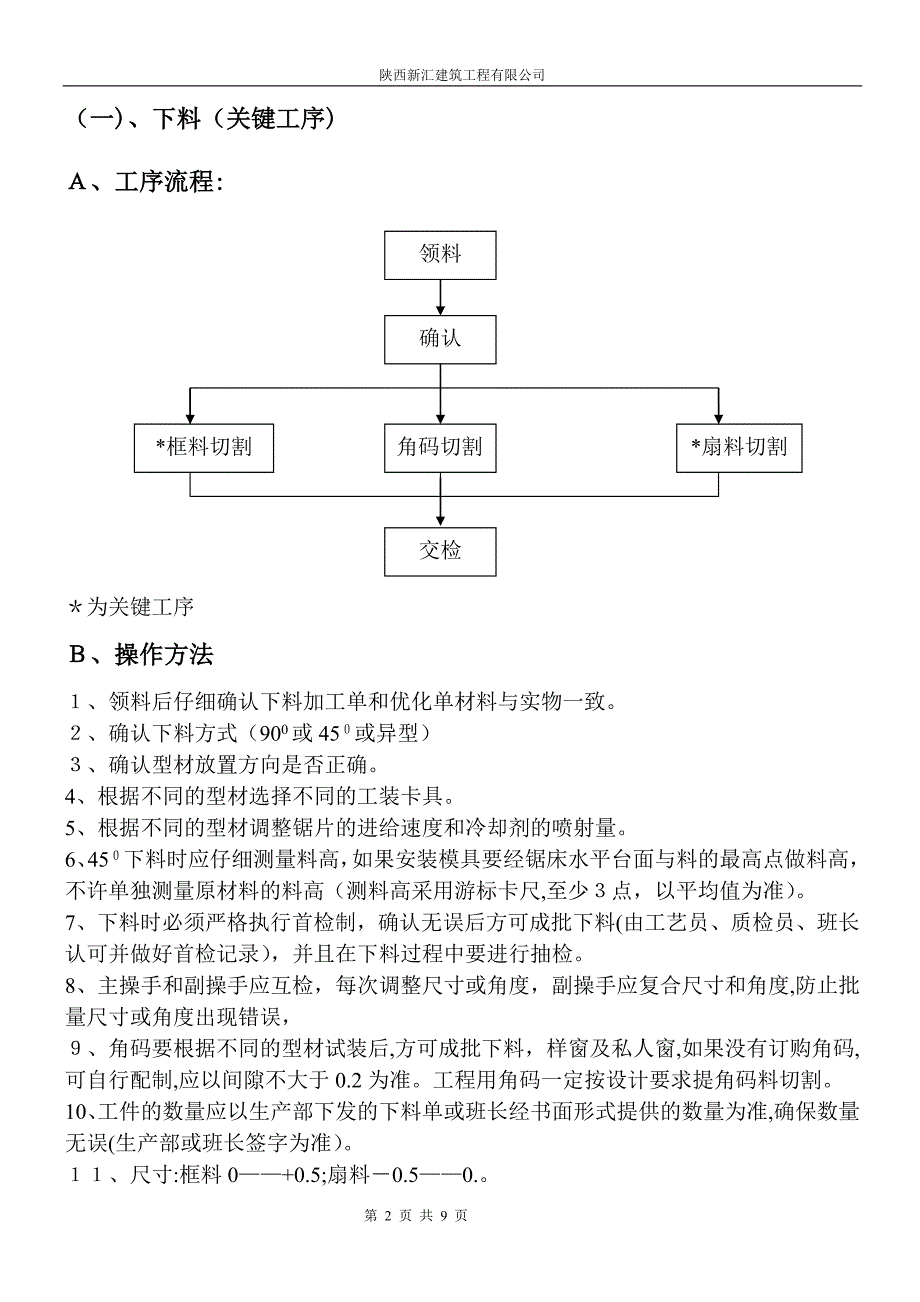 铝门窗生产工艺流程图_第2页