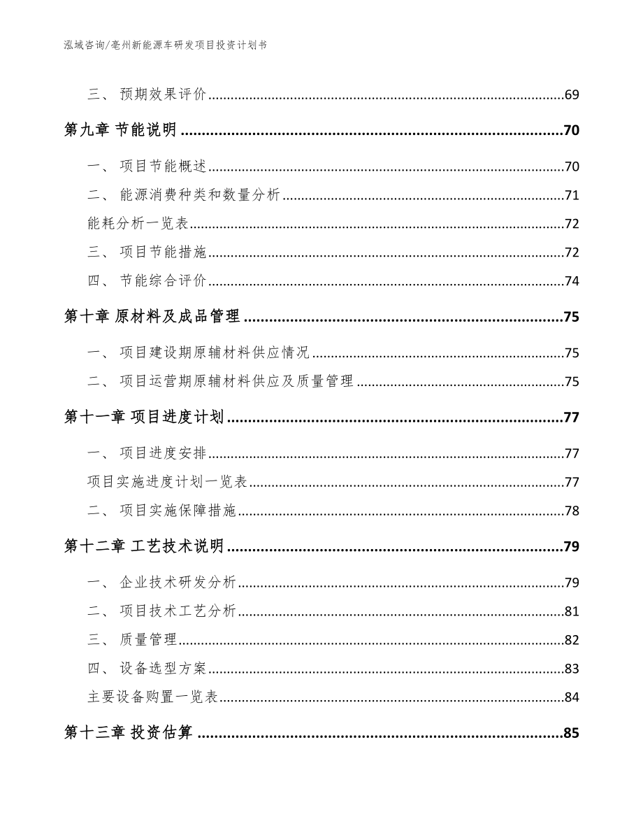 亳州新能源车研发项目投资计划书范文_第3页