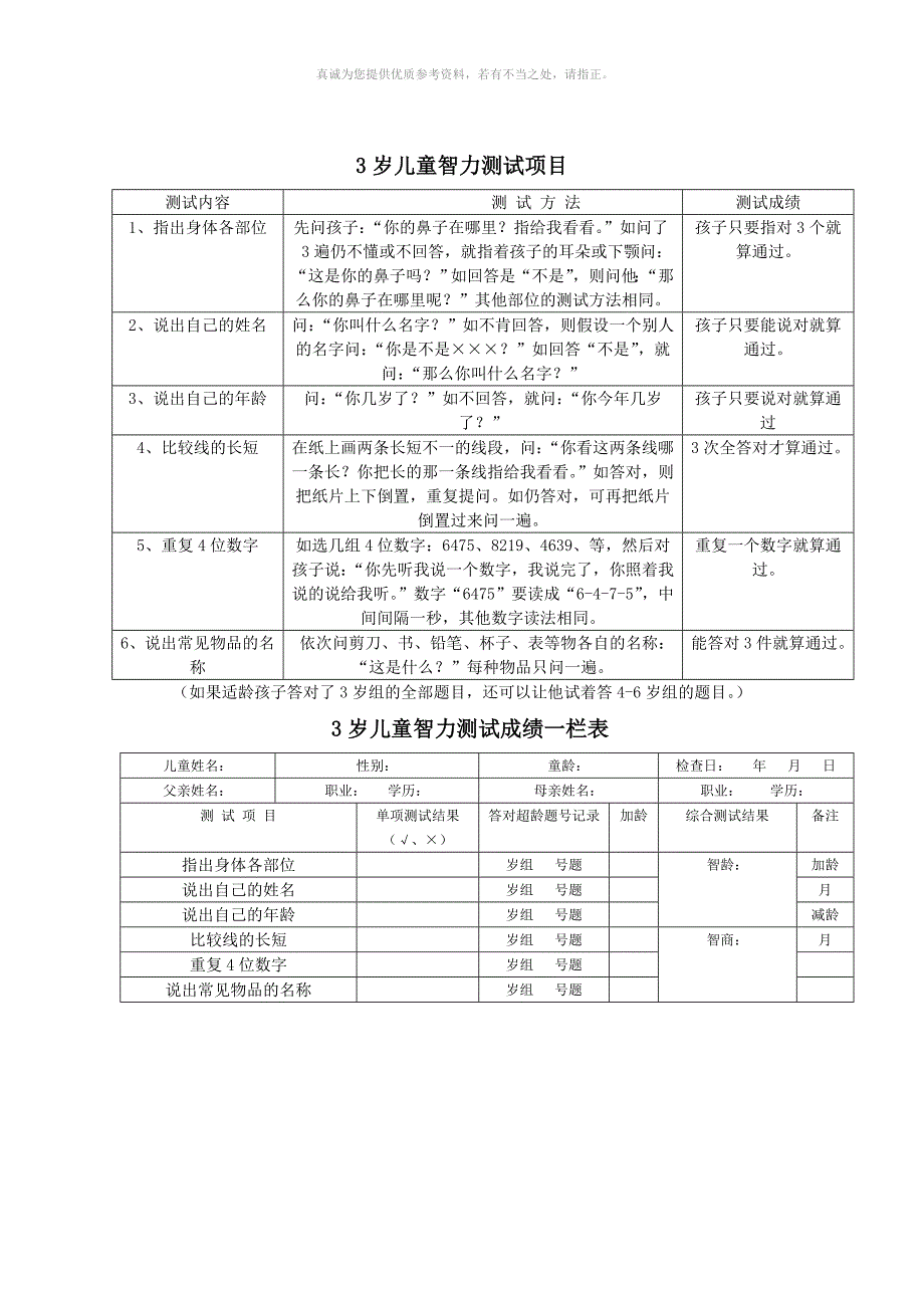 3—6岁儿童智力测试表_第2页