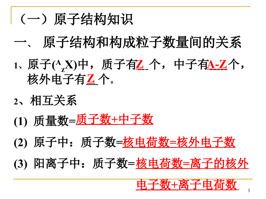 化学必修二第一章复习_第3页