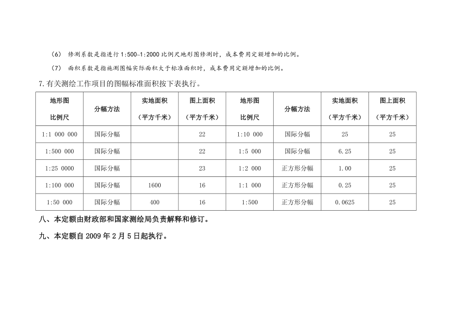 测绘生产成本费用定额_第4页