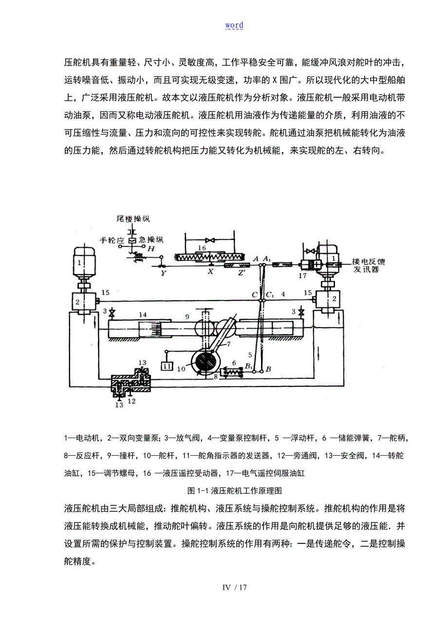 液压舵机地故障分析报告及处理要求措施_第4页