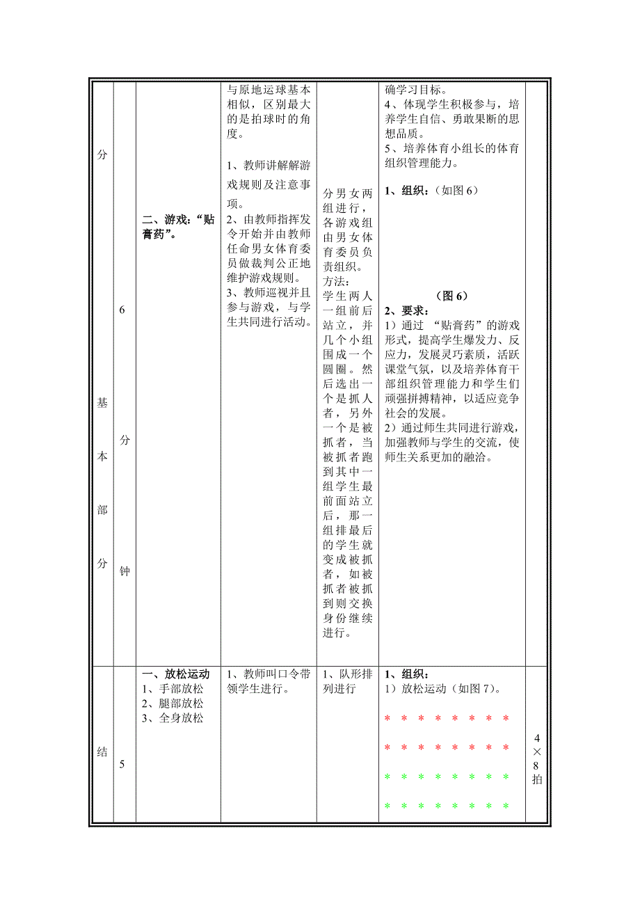 2003～2004学年公开课教案（篮球行进间运球）2004、4、19.doc_第4页