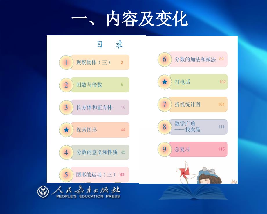 新人教版五年级数学下册研课标说教材ppt_第2页