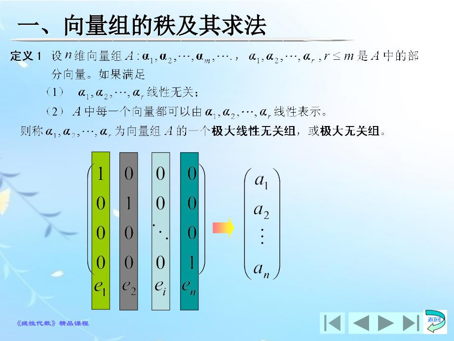 线性代数4.3-向量组秩-PPT课件_第2页