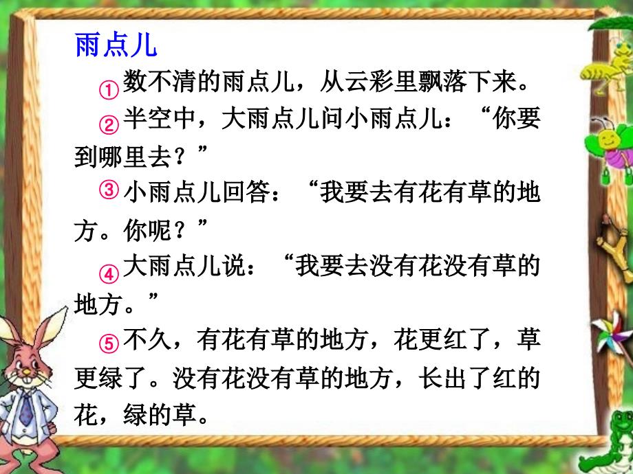 新版小学语文一年级上册：课文28雨点儿新人教版_第3页