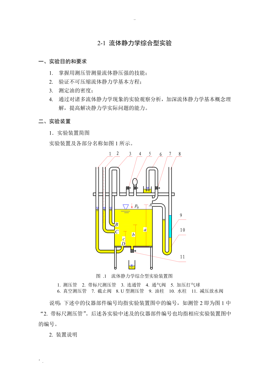 工程流体力学实验报告 (3)_第3页