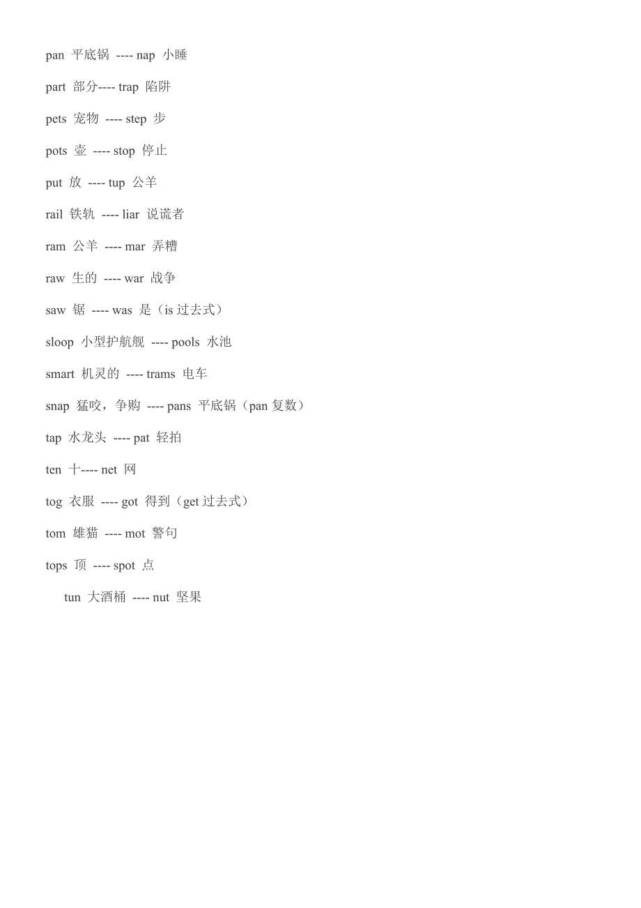 那些倒过来也是词的单词你认识几个_第2页