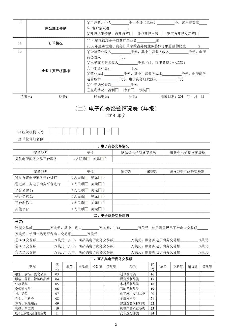 龙岗区企业跨境电子商务开展情况问卷调查表_第2页