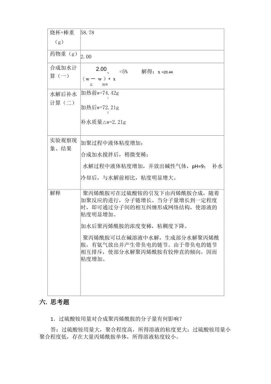 聚丙烯酰胺的合成与分解_第3页