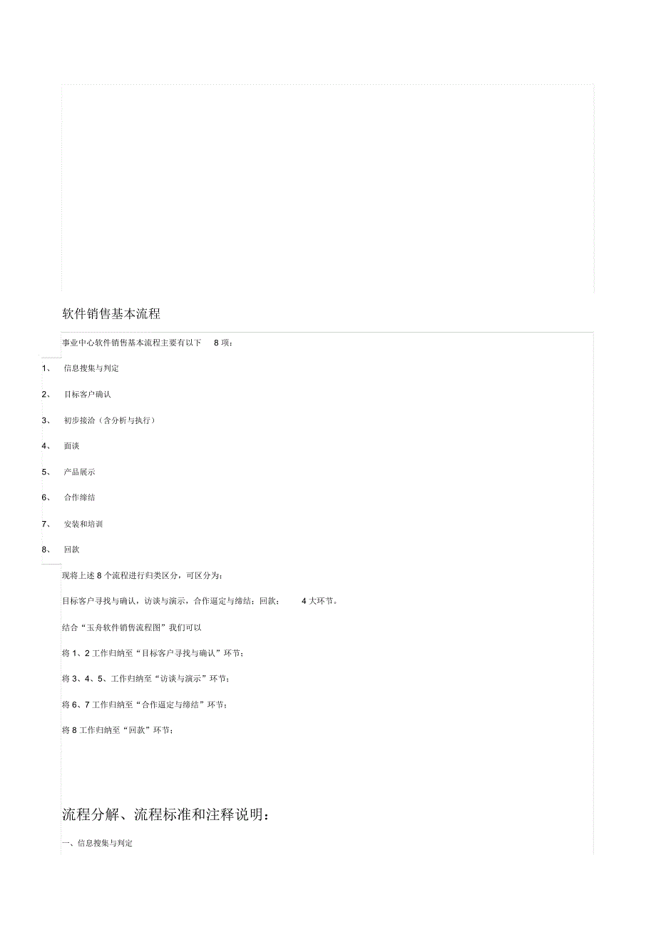 软件销售基本流程_第1页