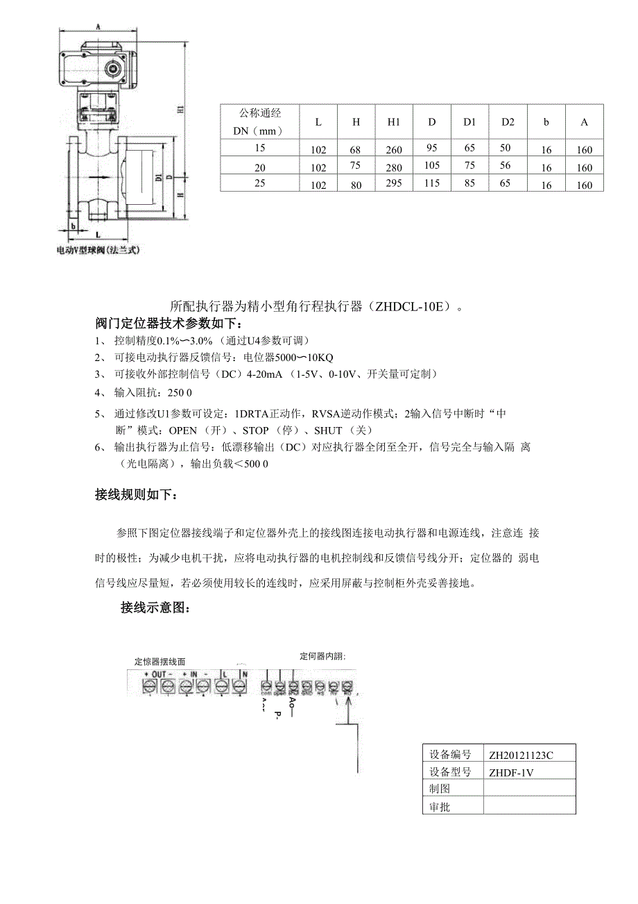 球阀技术参数_第1页