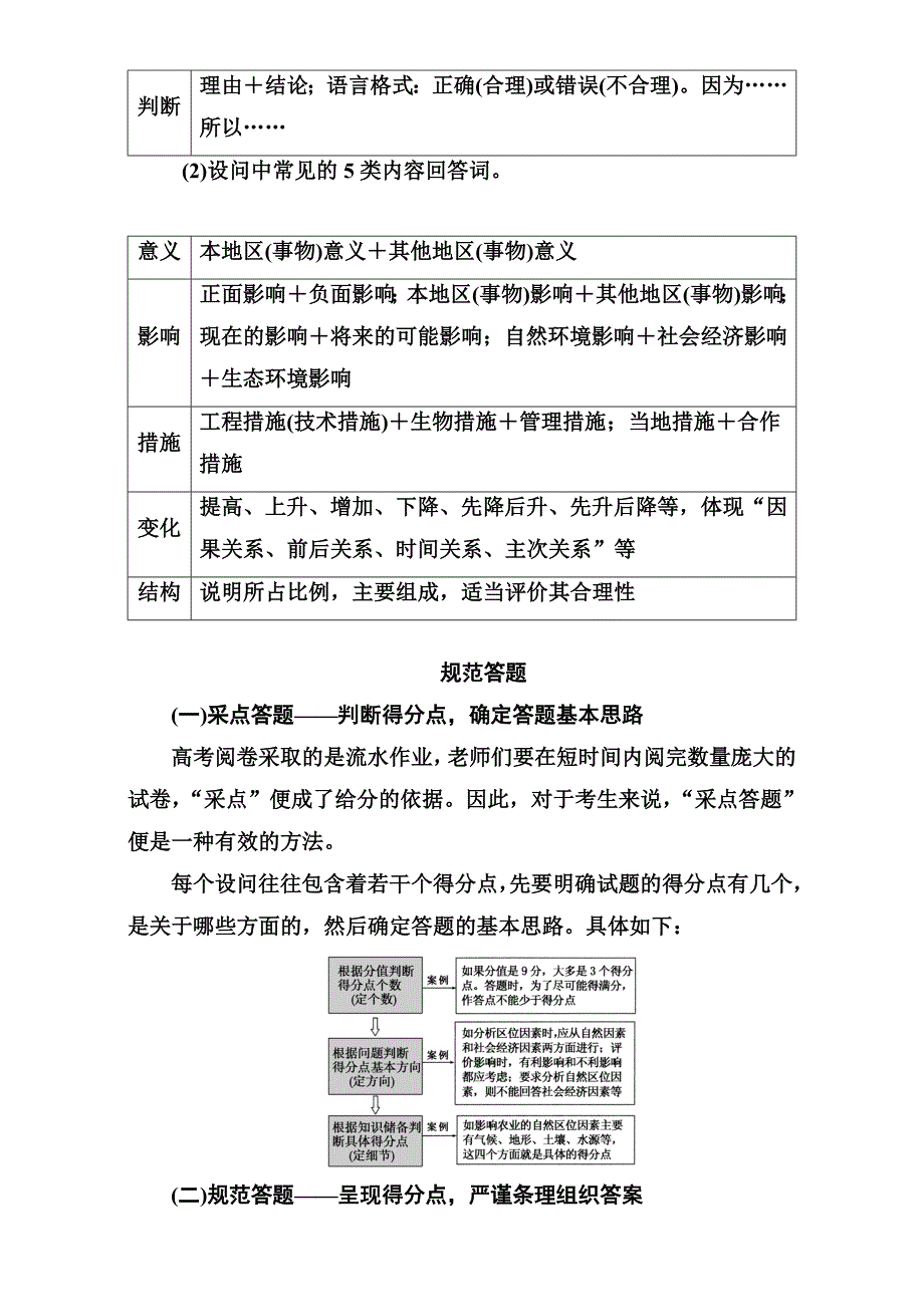 精校版【新课标】高考地理二轮复习：策略3规范审题与答题Word版含解析_第2页