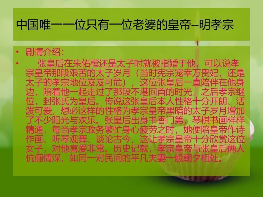 中国唯一一位只有一位老婆的皇帝课件_第5页