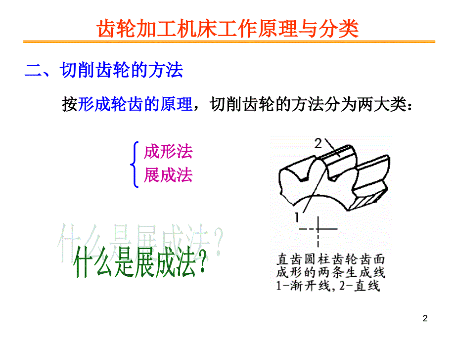 项目五齿轮加工机床的认识课件_第2页