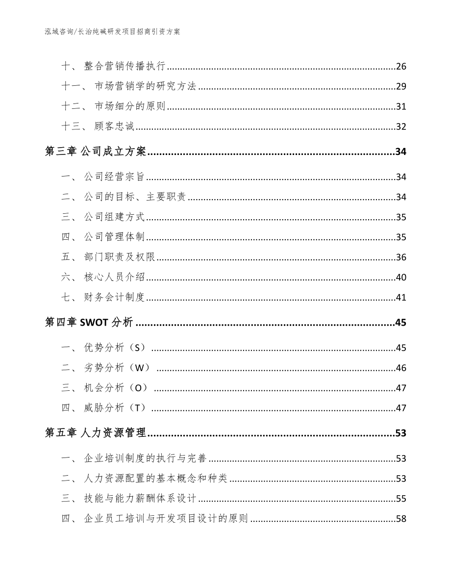 长治纯碱研发项目招商引资方案（参考范文）_第2页