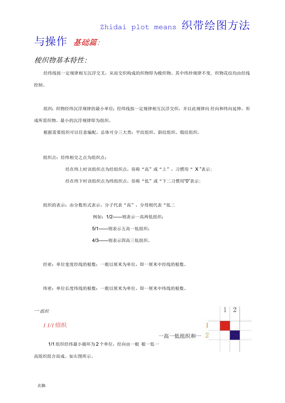 织带绘图方法_第1页