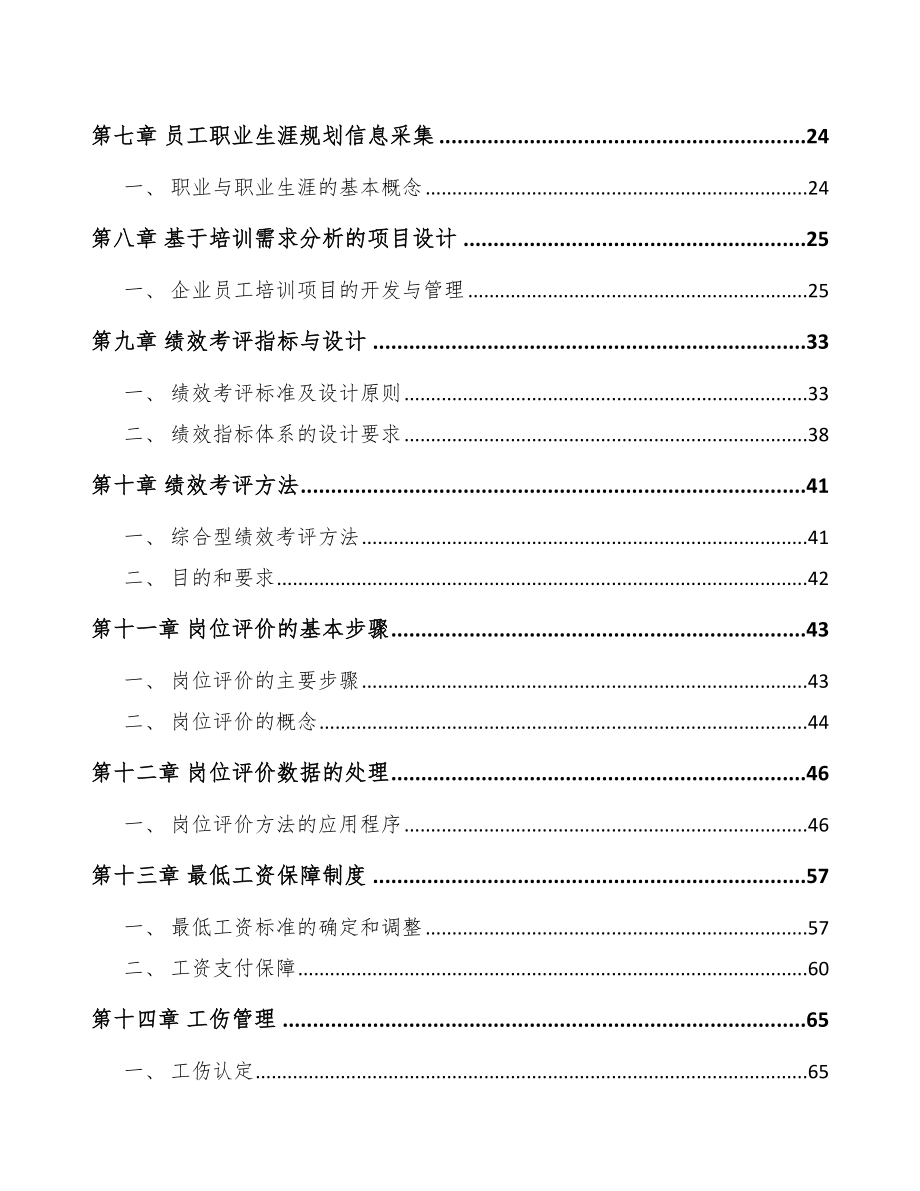 冲调食品项目人力资源分析报告_第2页