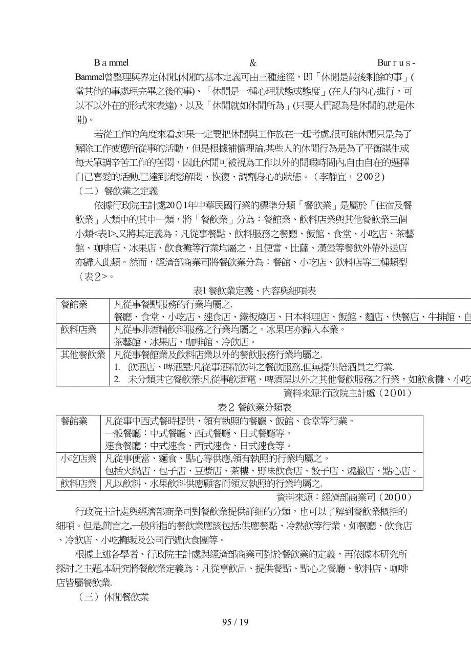 小型休闲餐饮业面临风险之研究(DOC 22页)_第5页