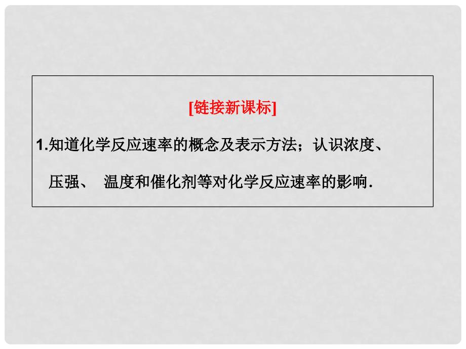 高中化学 第二章第一节 化学反应速率课件 新人教版选修4_第3页