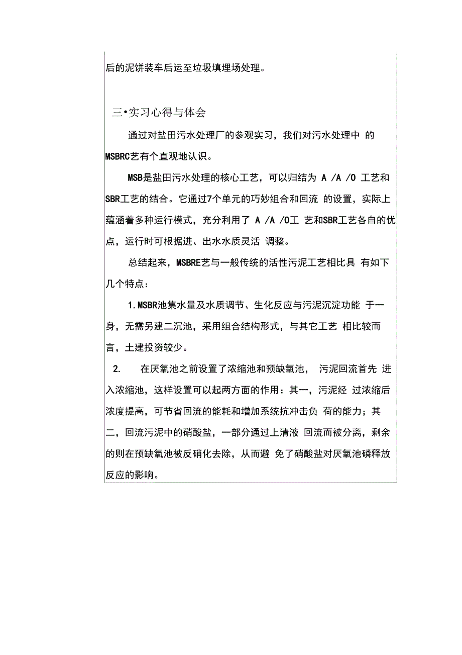 深圳盐田污水处理厂实习报告_第5页