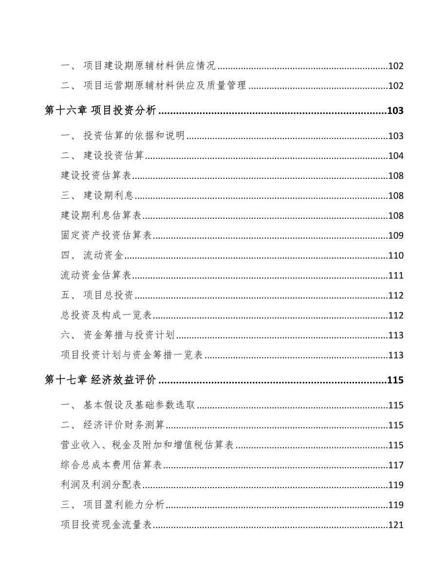 岳阳汽车制动器总成项目可行性研究报告_第5页