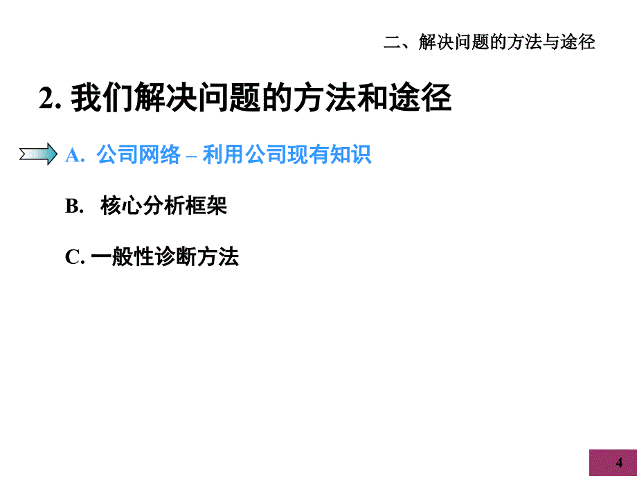 McKinsey公司顾问客户服务培训手册我们解决问题的方法和途径课堂PPT_第4页