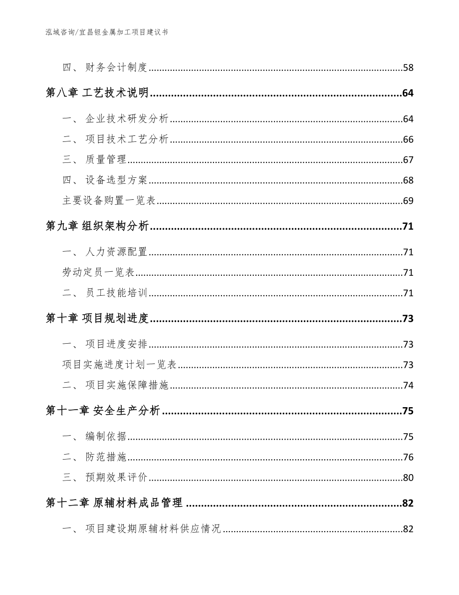 宜昌钽金属加工项目建议书（模板范文）_第4页