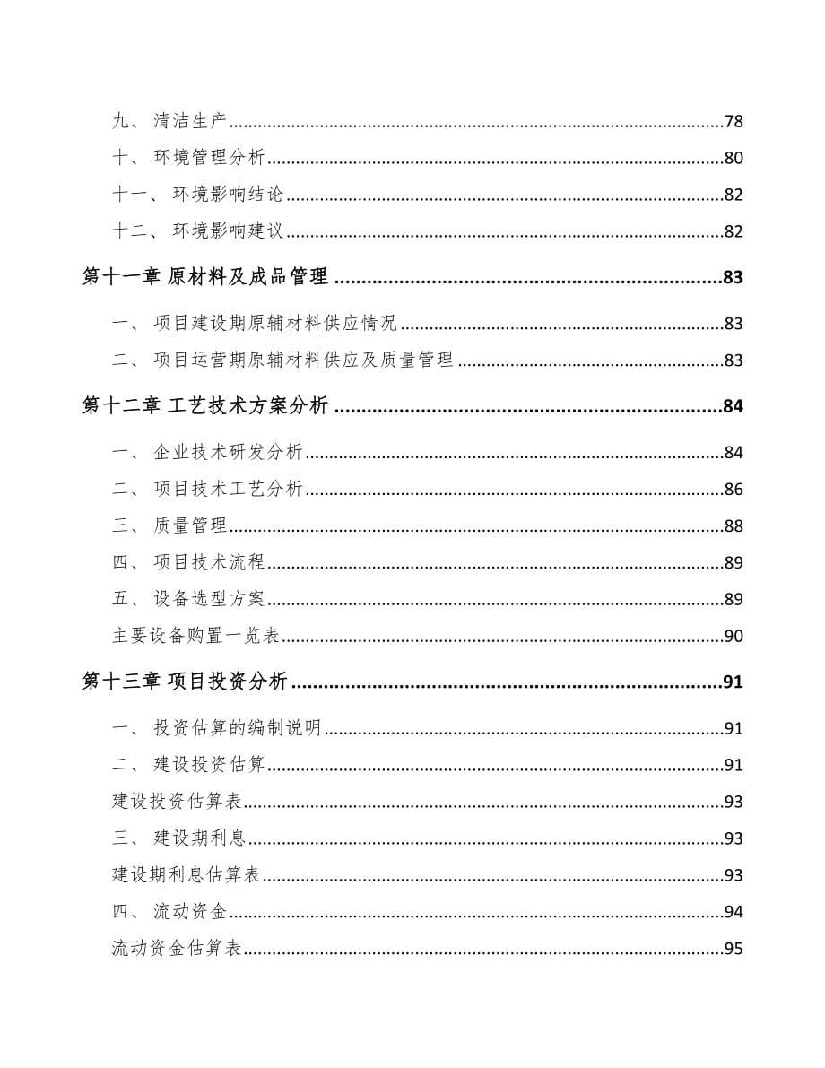 某转轴项目可行性研究报告模板范本_第5页