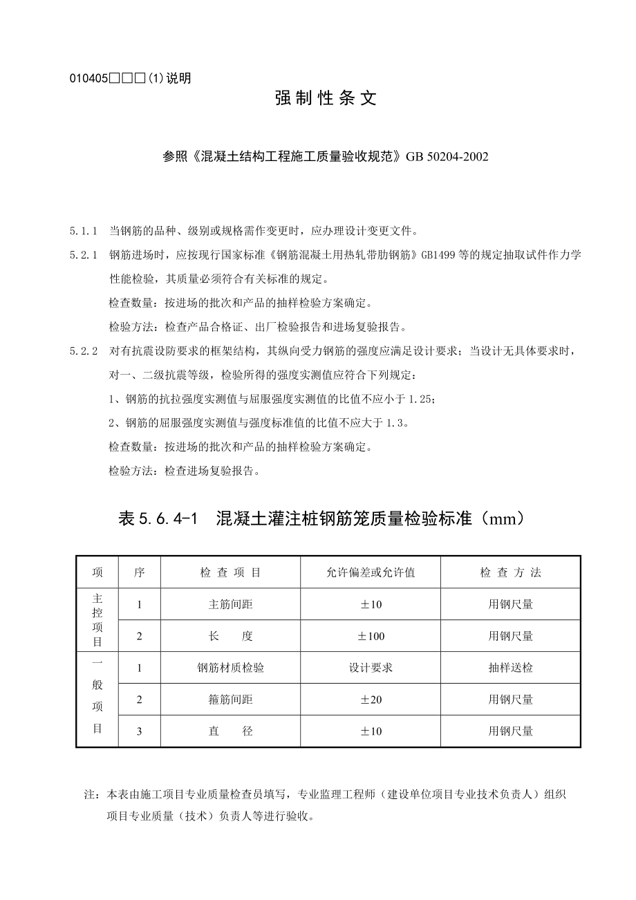 建筑施工质量验收规范检验批检查表_第3页