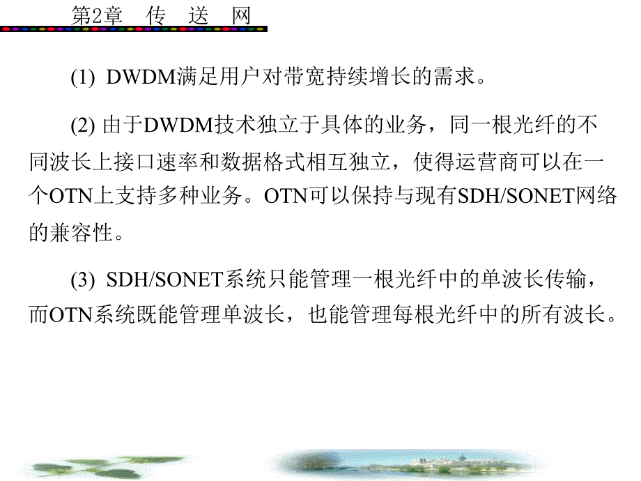 教学PPT传送网OTN光传送网_第2页