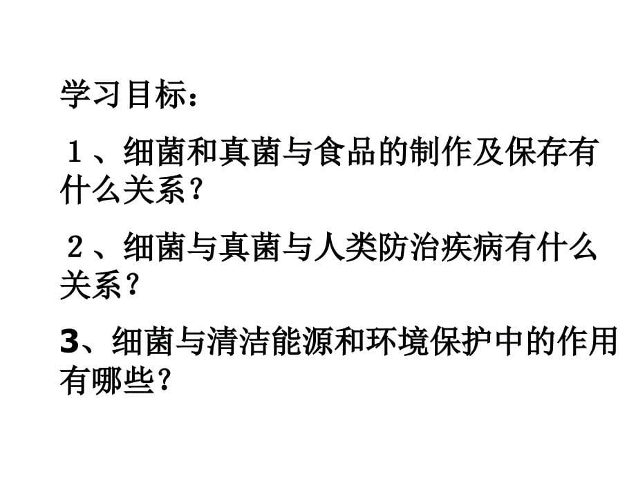 初中二年级生物上册第五单元第四章细菌和真菌第五节人类对细菌和真菌的利用第一课时课件_第5页