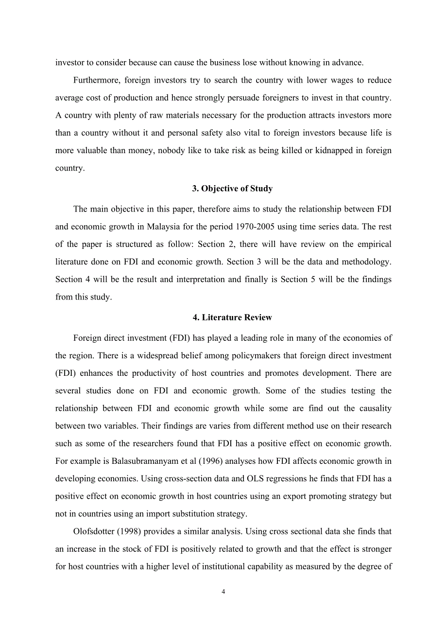 外文翻译--在中欧和东欧外商直接投资和生产力的聚集--行业水平的调查_第4页