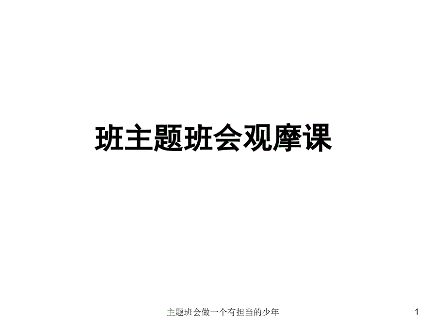 主题班会做一个有担当的少年课件_第1页