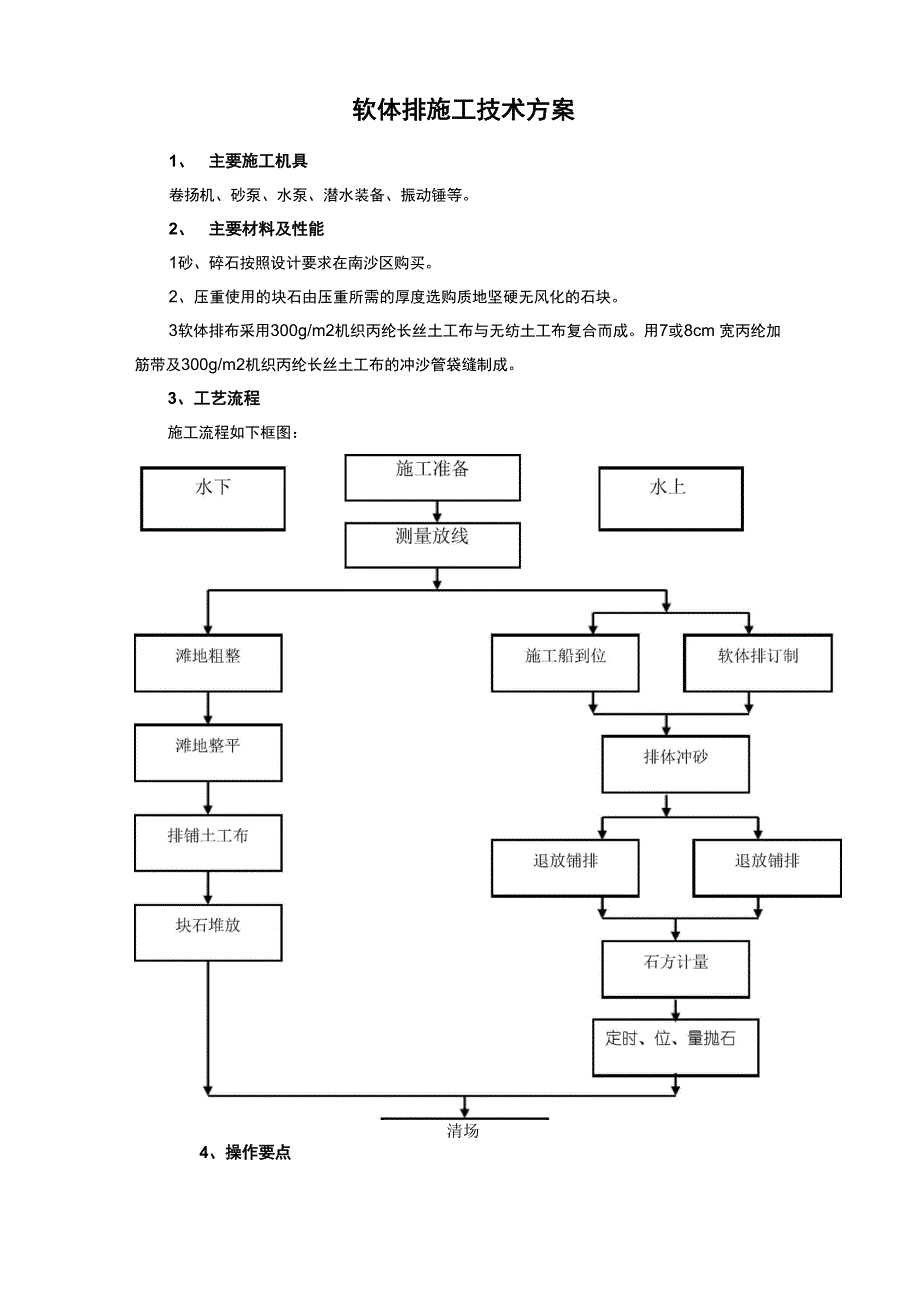 软体排施工技术方案_第1页