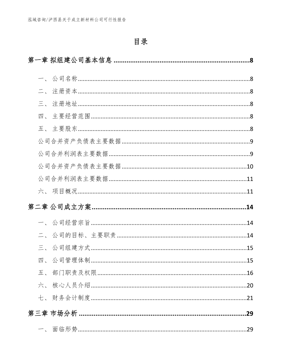 泸西县关于成立新材料公司可行性报告_第2页