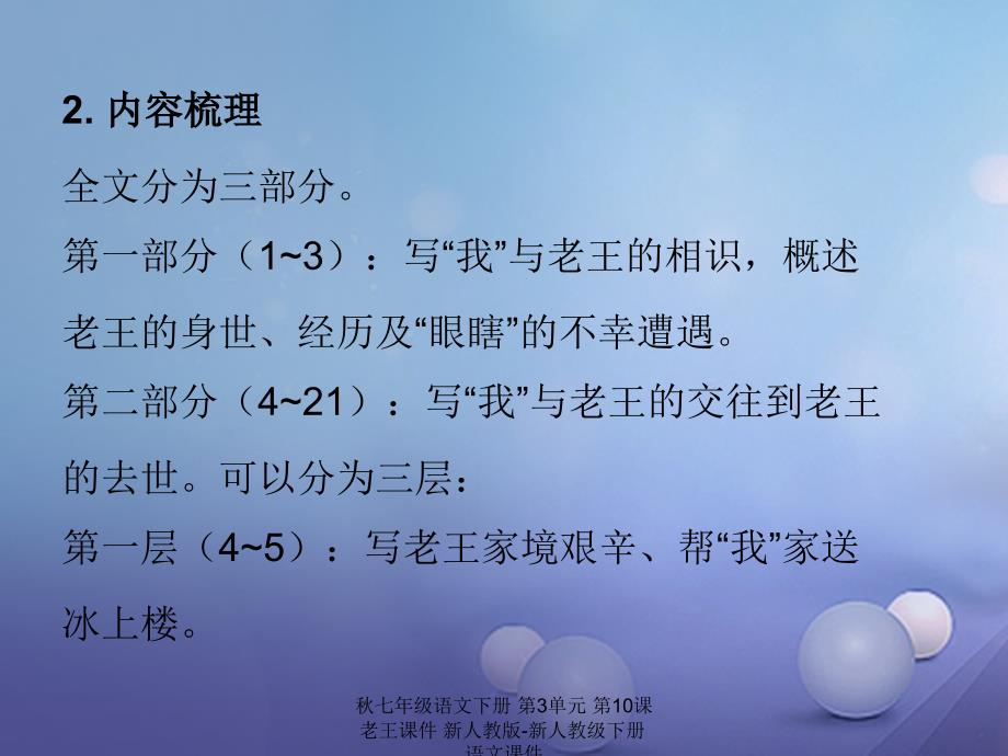 最新七年级语文下册第3单元第10课老王课件新人教版新人教级下册语文课件_第3页