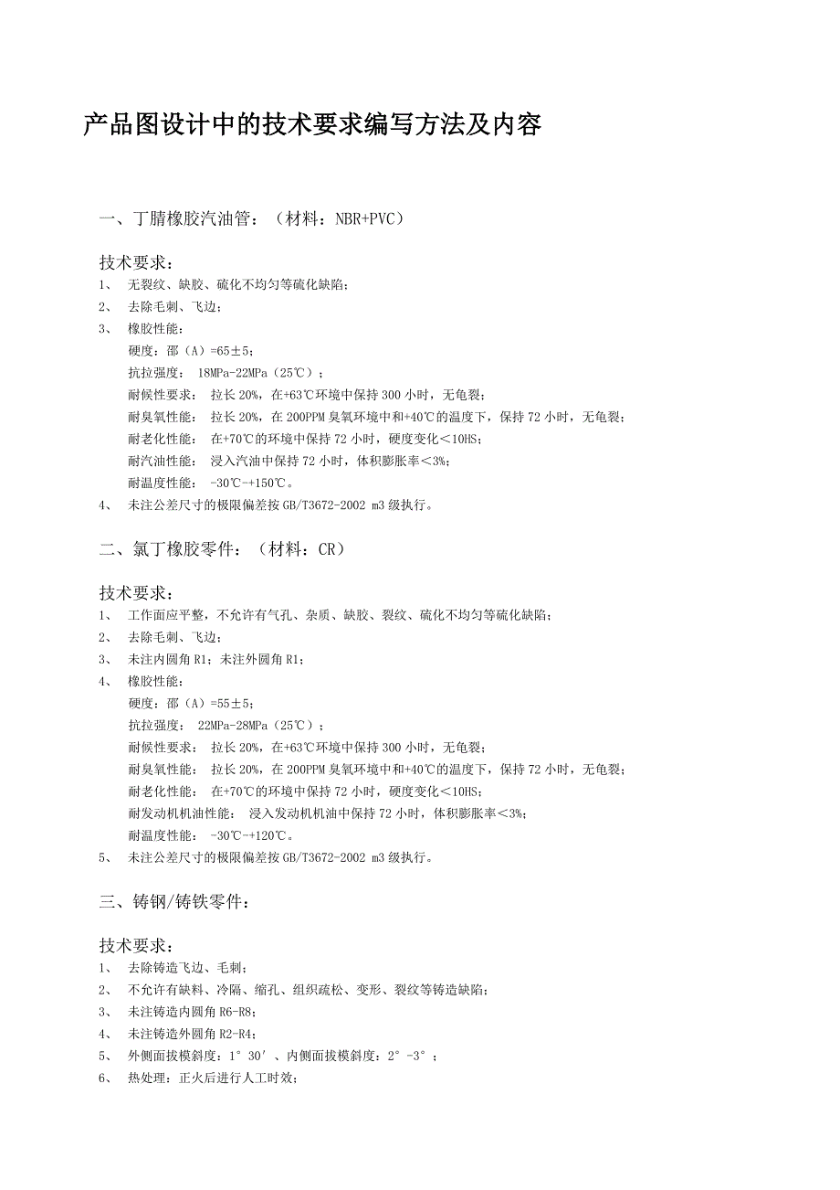 产品图设计中的技术要求编写方法及内容_第1页