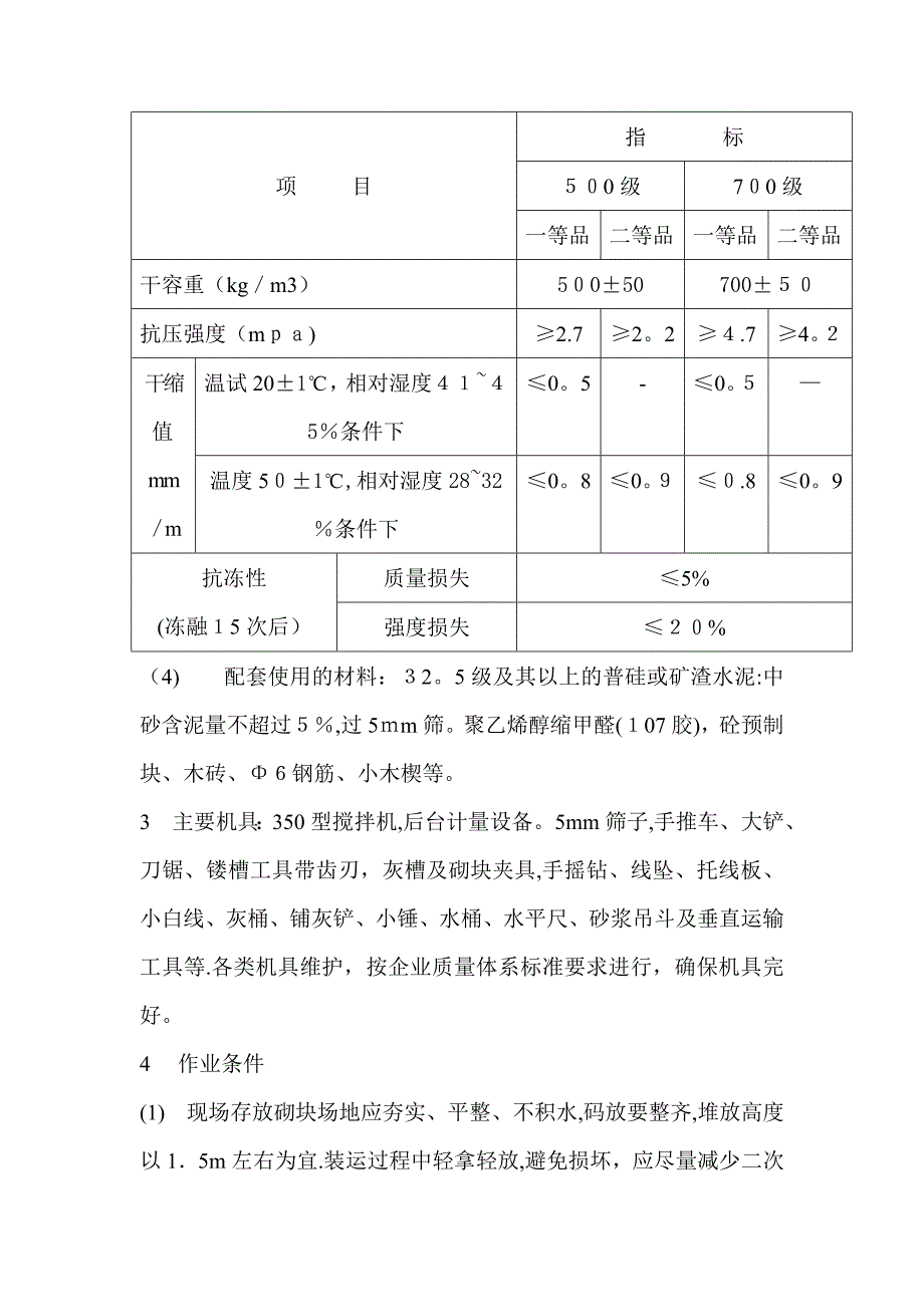 加气块专项施工方案【可编辑范本】_第4页