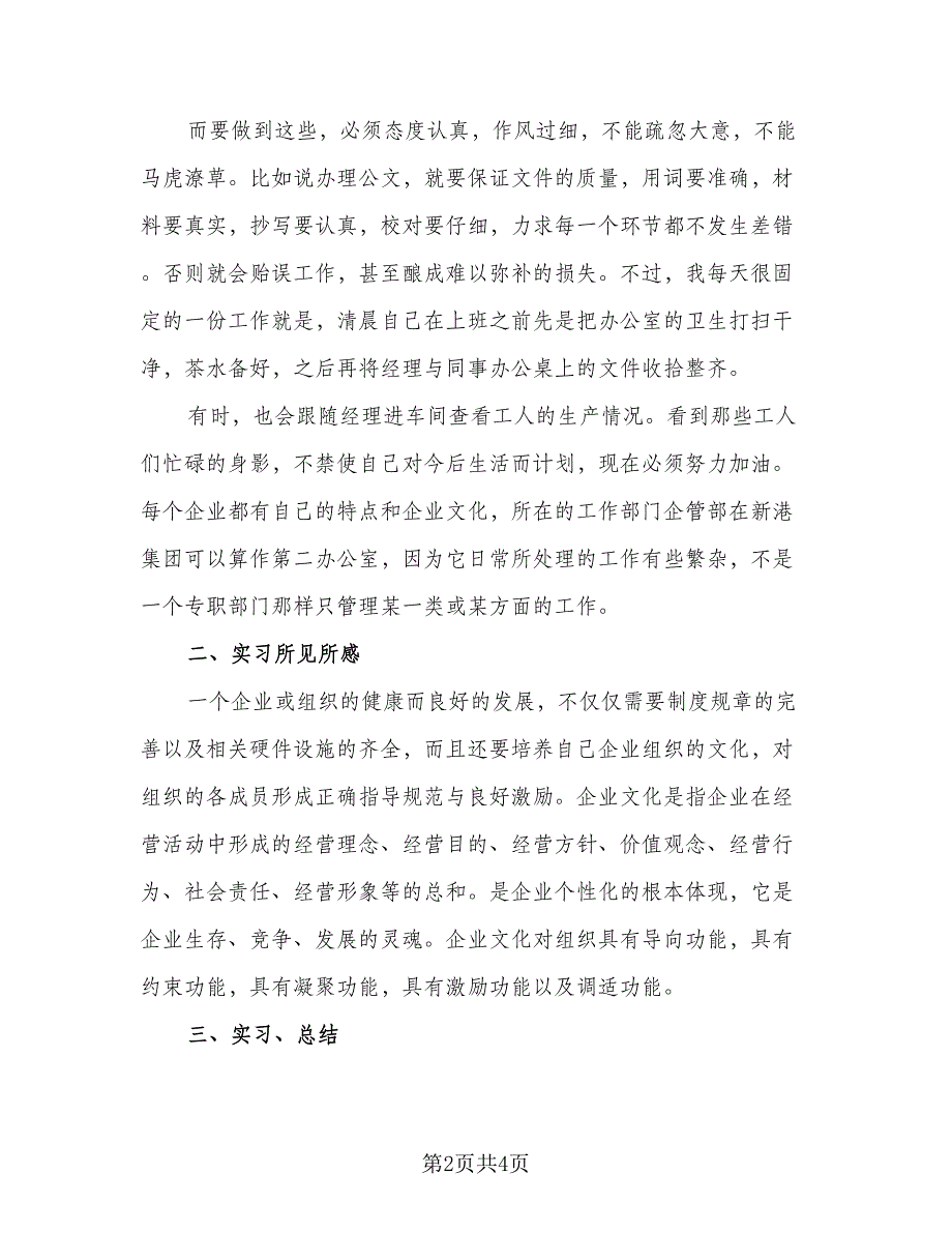 2023年计算机专业学生个人实习总结标准模板（二篇）.doc_第2页